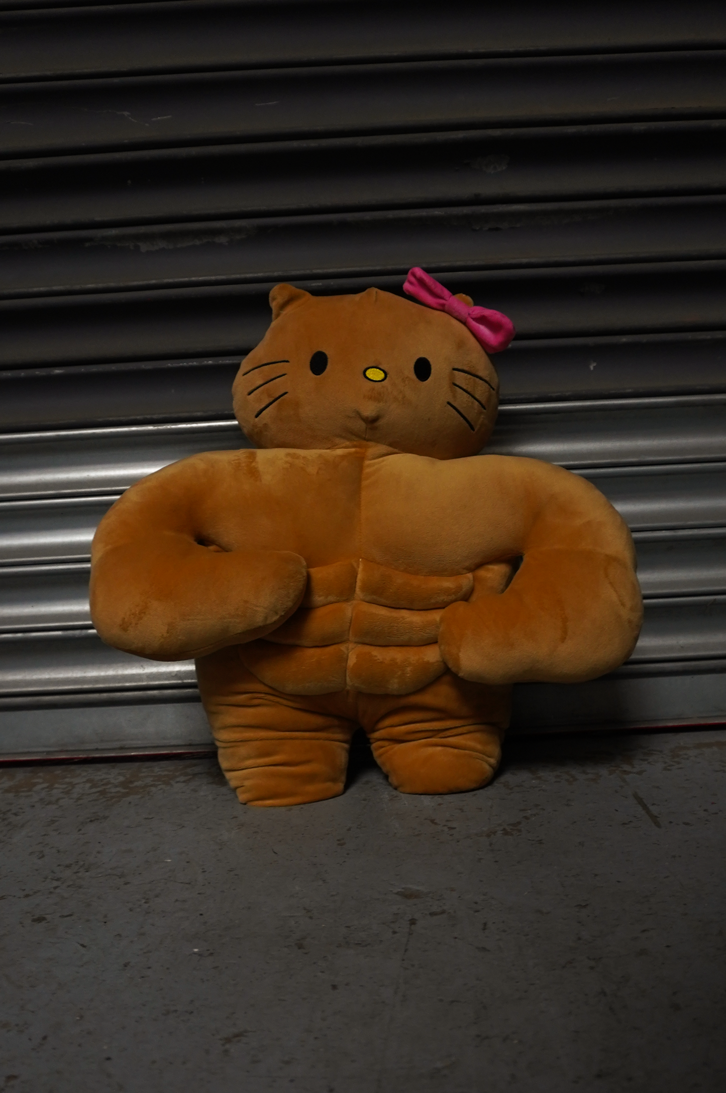 HK bodybuilder plush